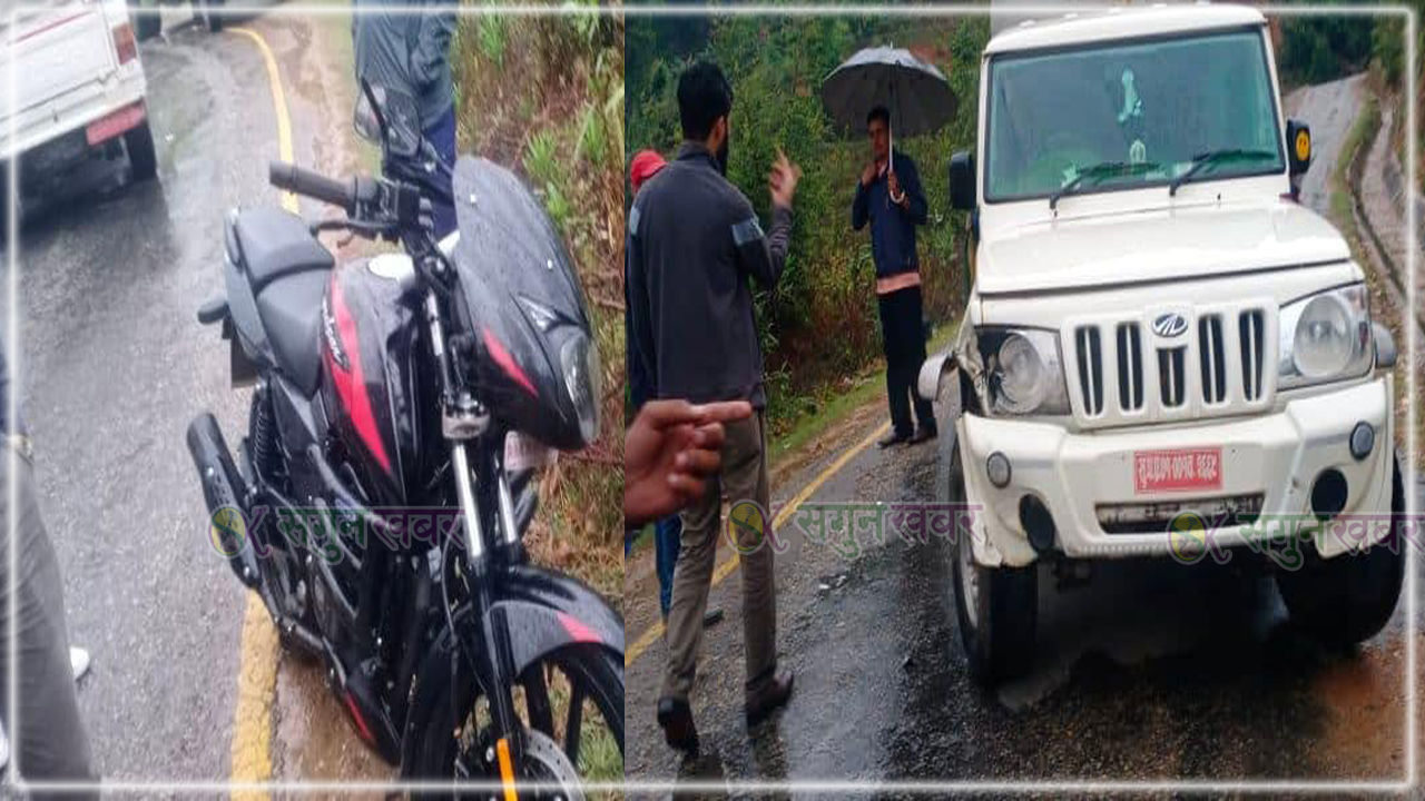 सवारी दुर्घटना परेर बैतडीमा वडा अध्यक्ष र वडा सचिव  घाइते 